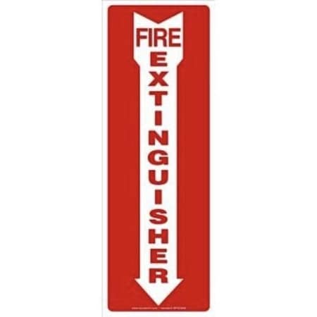 Accuform SAFETY SIGNS FIRE EXTINGUISHER 14 X MFXG556XL MFXG556XL